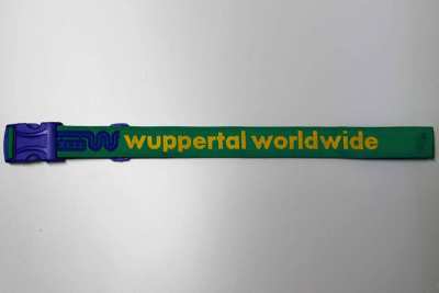 Koffergurt | Einwebung wuppertal worldwide | made in Wuppertal