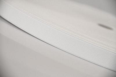 Hosenträgerband | elastische Bandware | Gummiband | 25 Meter | 20 mm Breit | weiß