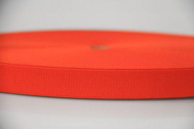 Hosenträgerband | elastische Bandware | Gummiband | 25 Meter | 25 mm Breit | orange