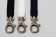9 Umhängebänder | SET | weiß-marine-schwarz |13 mm