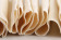 Baumwollband | Dünne Ware | Meterware | ca. 125 mm breit | rohweiß-natur | Weiche Baumwollware als Trägerbrand und für kreative Näharbeiten