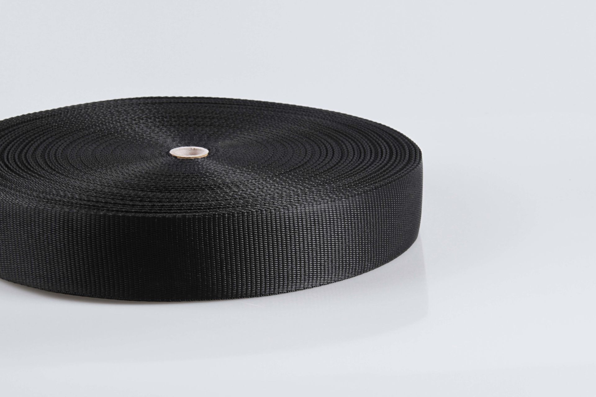 PP-Gurtband | Art. 9102 | schwarz | Breite 50 mm | 1,6 mm stark | 50 mtr. Rolle