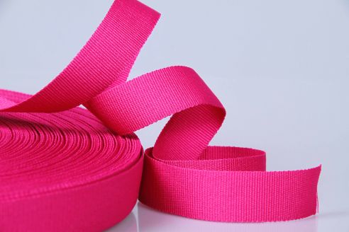 PES-Ripsband | 25 mm Breite | 50 m Rollenware | Farbauswahl | Einfassband und Bindeband | Soft und weich | Kochfest | 0,5 mm Stärke