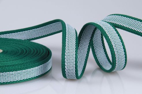 PES Anti-Rutsch | Meterware | 20 mm breit | Farbauswahl | Baumwoll-touch | beidseitige weiße Gummierung | Hundesport und Pferdesport