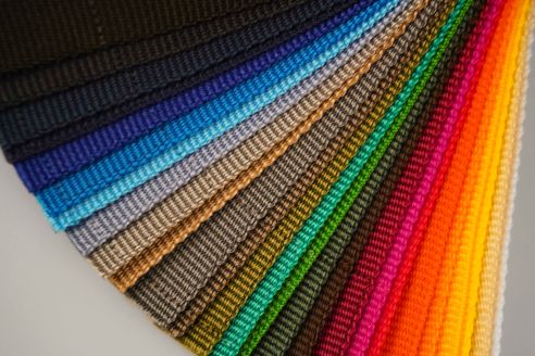 Musterfächer | Farbfächer Gurtband | Farben für Polypropelen | Hausfarben | Hochwertig | OEKO-TEX® Standard 100