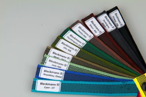 Musterfächer | Farbfächer rutschhemmendes Gurtband | Farben für Anti-Rutsch | Gummi Schwarz | Hochwertig | OEKO-TEX® Standard 100