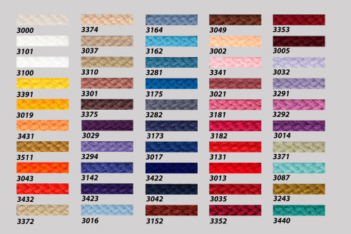 Acryl-Flechtkordel | Durchmesser ab 1 mm - 3,5 mm | Ab 300 m | Für Bekleidung, Accessoires, Heimtextilien und Dekoration