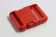 Steckschnalle aus Kunststoff | 40 mm | Für Rucksäcke und Taschen | rot