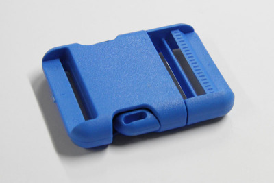 Steckschnalle aus Kunststoff | 50 mm | Für Brustgurte und Hüftgurte | blau
