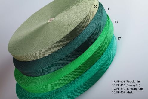 PP-Gurtband | Preisgruppe 2 | 10 mm Breite | 50 m Rollenware | Farbauswahl | stabil | robust | flexibel | 1,8 mm Stärke