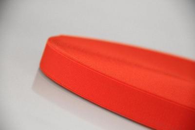 Hosenträgerband | elastische Bandware | Gummiband | 25 Meter | 25 mm Breit | orange