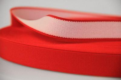 Hosenträgerband | elastische Bandware | Gummiband | 25 Meter | 25 mm Breit | rot