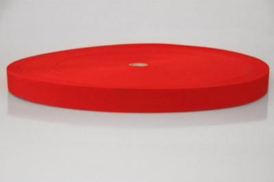 Hosenträgerband | elastische Bandware | Gummiband | 25 Meter | 25 mm Breit | rot