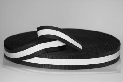 PES-Gurtband 9135/50/900 Reflexbeschichtung schwarz | 50 mm | Meterware PES-Gurtband 9135/50/900 Reflexbeschichtung schwarz | 50 mm | Meterware