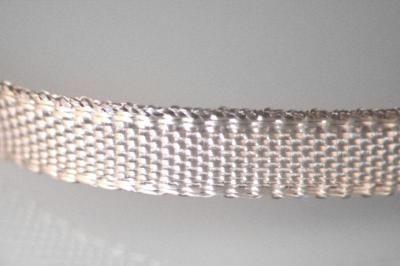 Aufhängerband 6 mm | silber | 500 mtr. Rolle