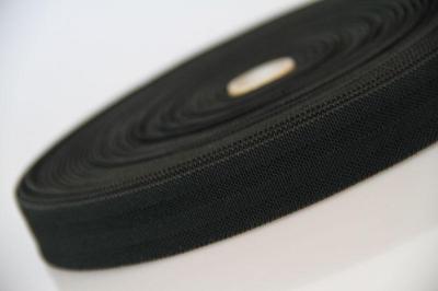 Elastisches Einfassband | 25 mm | schwarz | 25 mtr.