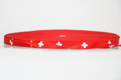 PA-Gurtband | Schweizer Kreuz | 20 mm Breit | 50 Meter | Doppelseitige Einwebung