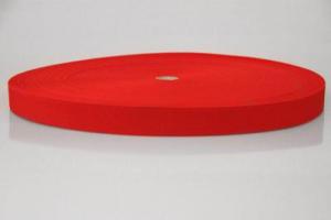 Hosenträgerband | elastische Bandware | Gummiband | 25 Meter | 25 mm Breit | rot