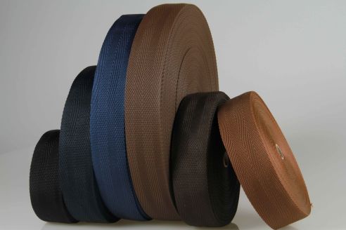 Einfassband | 25 m | robuste Bandware | Köperband aus PP | 40 mm breit | Farbauswahl