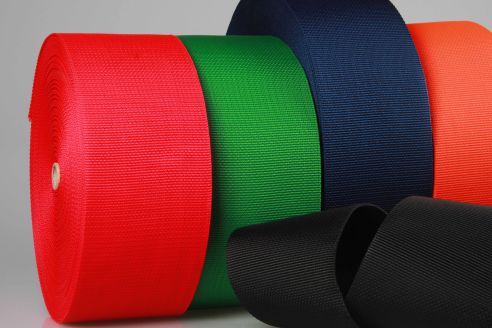 PP-Gurtband | 100 mm Breite | 50 m Rollenware | Farbauswahl | stabil | robust | flexibel | 1,8 mm Stärke