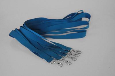 5 Umhängebänder  -  SET  -  blau  -  20 mm