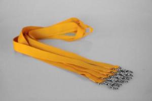 5 Umhängebänder | SET | Gelb | 20 mm | Lanyards