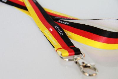 Umhängeband | DEUTSCHLAND-farben 2-teilig Umhängeband | DEUTSCHLAND-farben 2-teilig