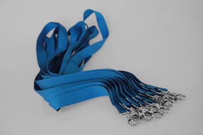 10 Umhängebänder  -  SET  -  blau  -  20 mm