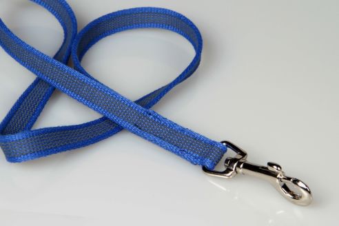 Super-Grip Cotton Soft | gummierte Kurzleine PES | softer und weicher Kurzführer | 15 mm Breite | 45 cm große Schlaufen-Länge