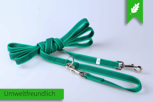 Super-Grip | gummierte Hundeleine aus PP | 2- fach Längenverstellbar von 3,20 m -6,20 m | 20 mm Breite | Robuste Schlecht-Wetter-Leine Super-Grip | gummierte Hundeleine aus PP | 2- fach Längenverstellbar von 3,20 m -6,20 m | 20 mm Breite | Robuste Schlecht-Wetter-Leine