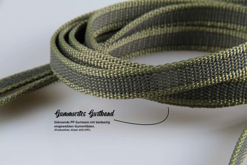 Zügelleine PP Soft | 15 mm Breite | Pferdezügel für Voll-und Warmblüter mit eingewebtem Gummi | Wetterfest | 2,80 m Länge | Farbwahl