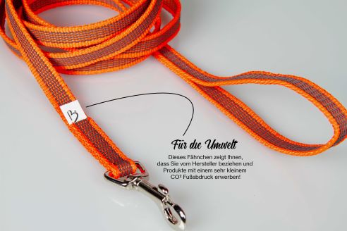 Super-Grip Strong Resistance | gummierte Schleppleine aus PP | 15 mm Breite | 4 m - 15 m lang | mit Handschlaufe | Karabinerwahl | wetterfest