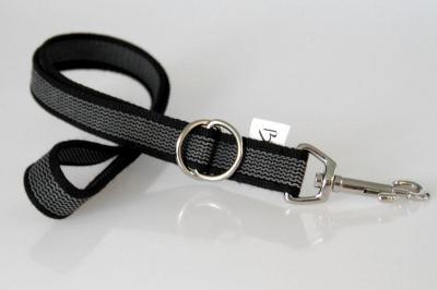 Super Grip Kombi-Kurzleine  -  schwarz 2 x 50/90 cm