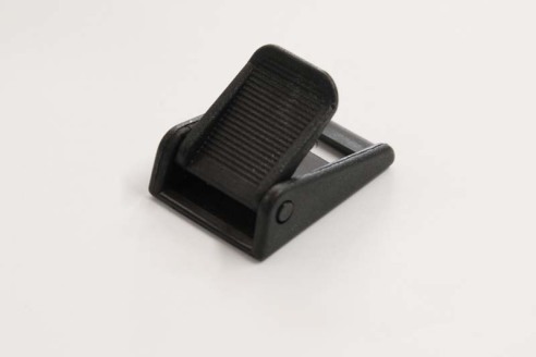 Schwarze Klemm-Schnalle aus Kunststoff 20 mm Schwarze Klemm-Schnalle aus Kunststoff 20 mm