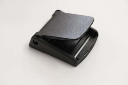 Schwarze Klemm-Schnalle aus Kunststoff 50 mm Schwarze Klemm-Schnalle aus Kunststoff 50 mm