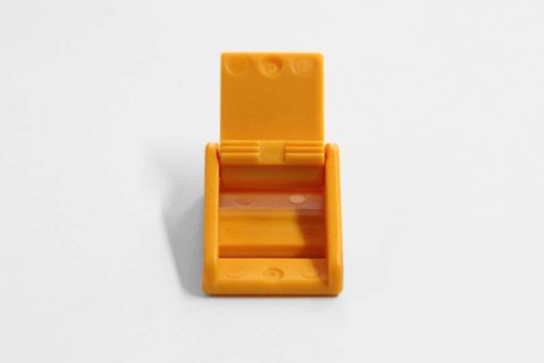 Gelbe Klemm-Schnalle aus Kunststoff 15 mm