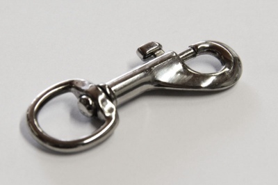 Metall Bolzenkarabinerhaken vernickelt 10 mm