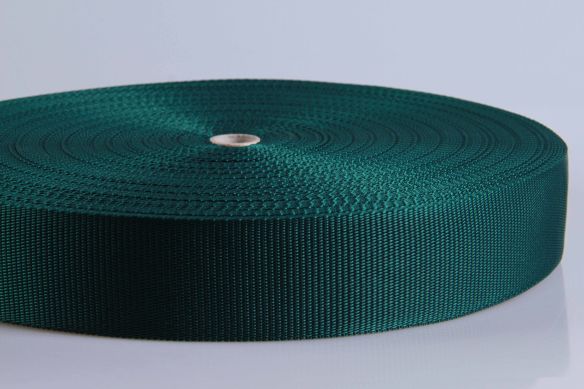 PP-Gurtband | Art. 9102 | dunkelgrün | Breite 50 mm | 1,6 mm stark | 50 mtr. Rolle