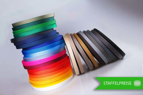 PP-Gurtband | Preisgruppe 1 | 30 mm Breite | 50 m Rollenware | Farbauswahl | stabil | robust | flexibel | 1,8 mm Stärke