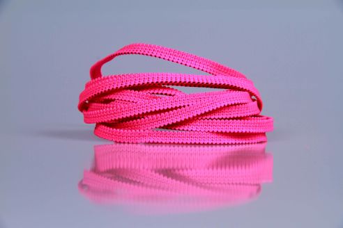 Elastisches Gummiband | 5 mm | neon-pink | 5 mtr. | Deutsche Herstellung