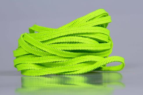 Elastisches Gummiband - 5 mm - neon-gelb - 5 mtr. - Deutsche Herstellung Elastisches Gummiband - 5 mm - neon-gelb - 5 mtr. - Deutsche Herstellung