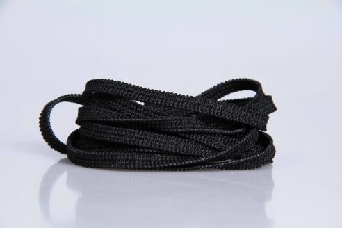 Elastisches Gummiband | 5 mm | schwarz | 100 m | Deutsche Herstellung