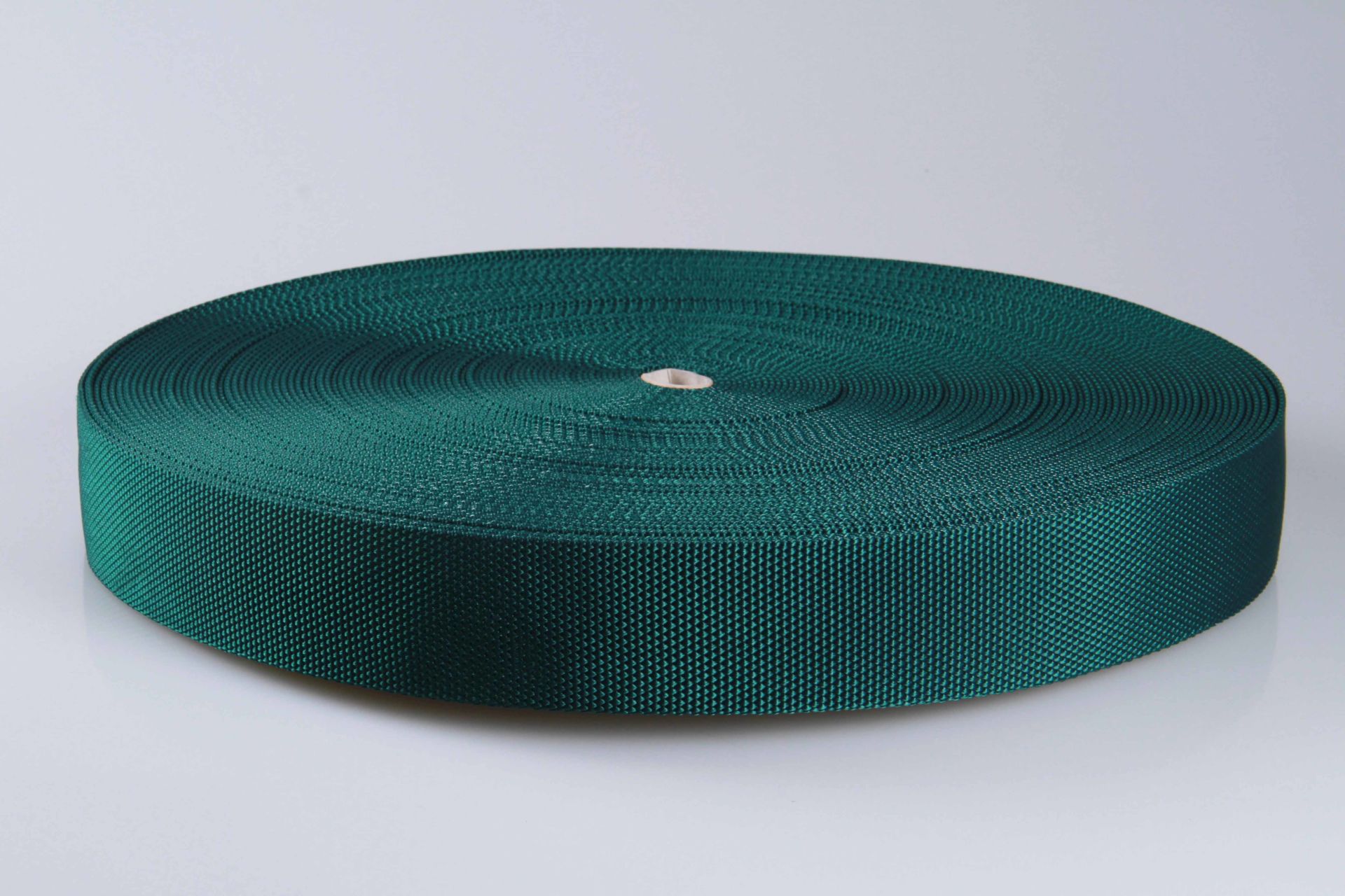 PP-Gurtband | Hohe Reißfestigkeit - 1.200 daN/kg | Breite 50 mm | Stärke 2,1 mm | 50 mtr. Rolle | dunkelgruen