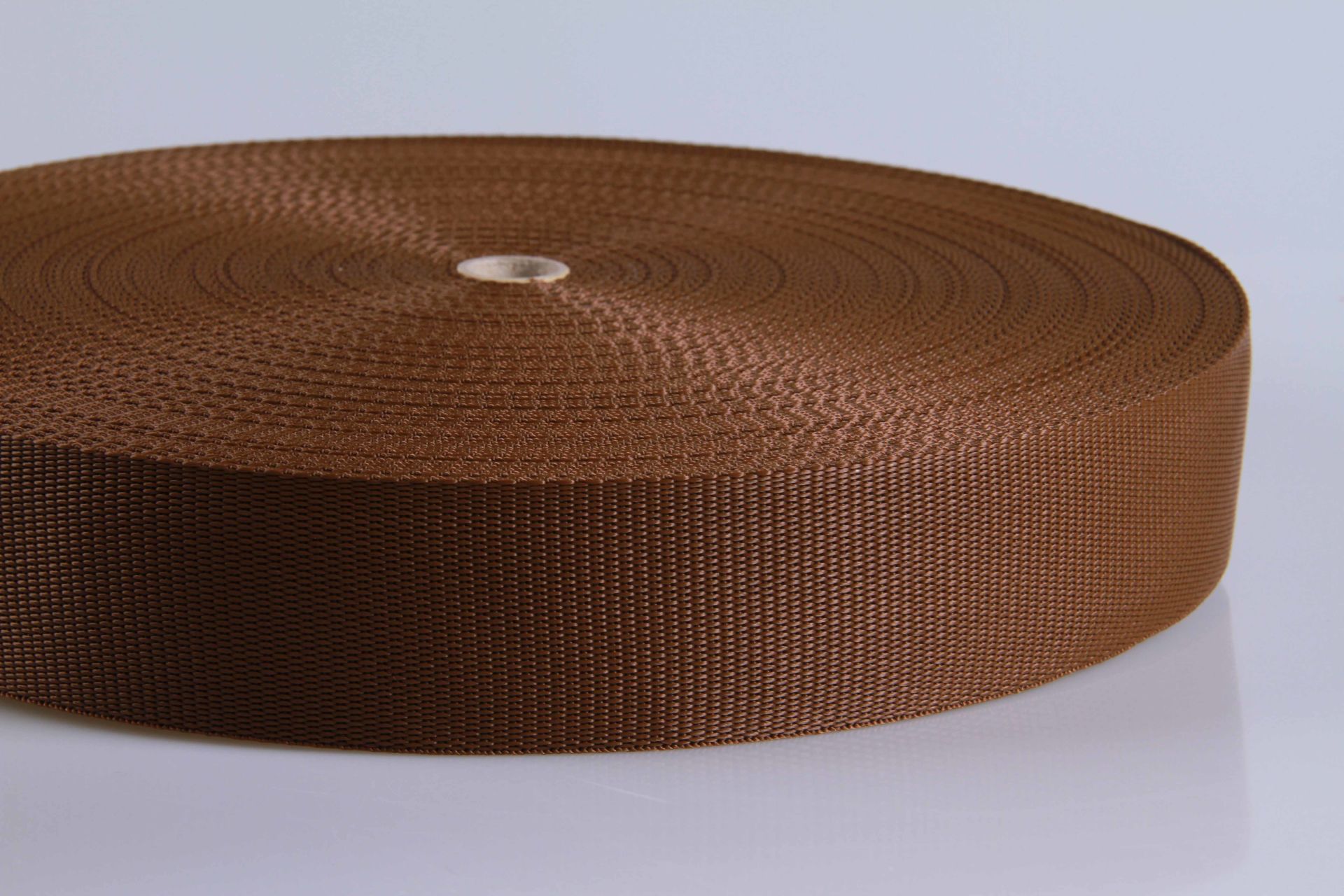 PP-Gurtband | Art. 9102 | braun | Breite 50 mm | 1,6 mm stark | 50 mtr. Rolle