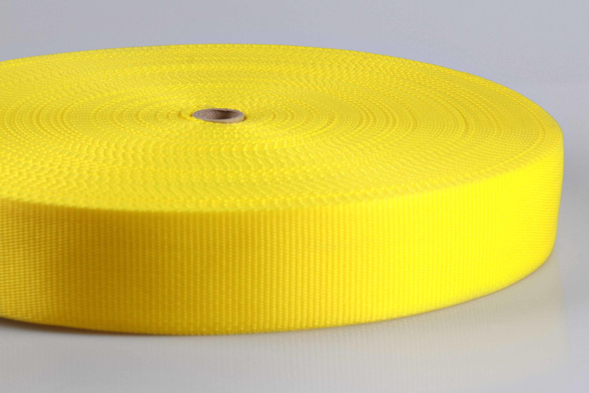 PP-Gurtband | Art. 9102 | gelb | Breite 50 mm | 1,6 mm stark | 50 mtr. Rolle