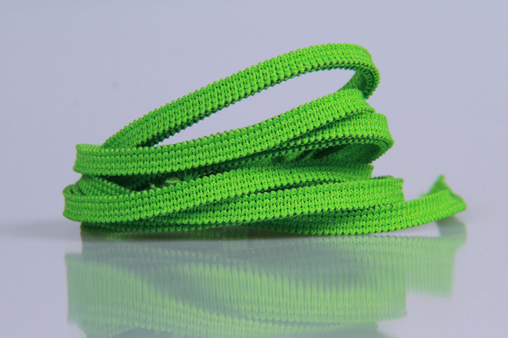 Elastisches Gummiband | 5 mm | hellgrün | 5 mtr. | Deutsche Herstellung