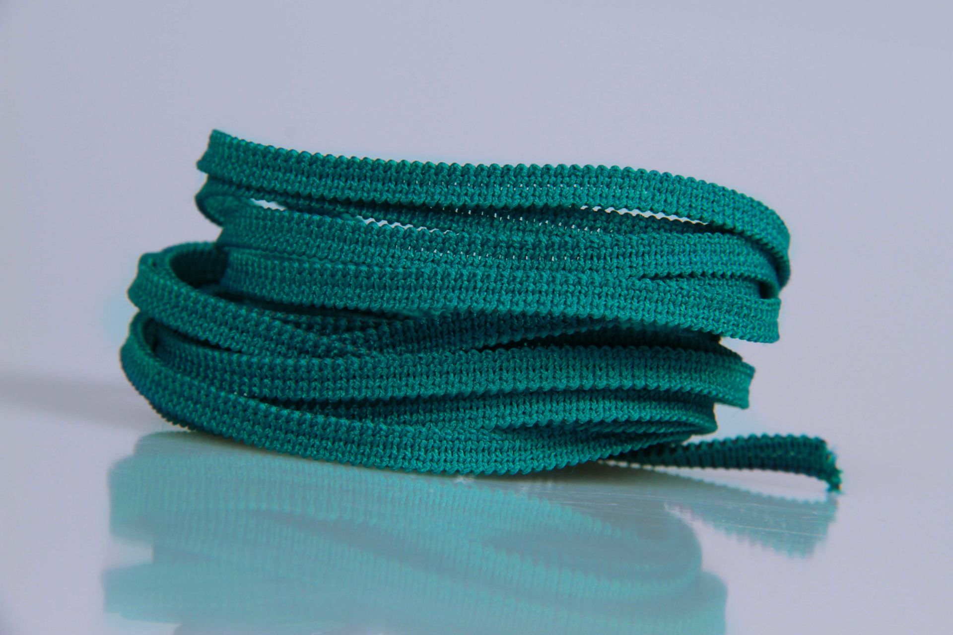 Elastisches Gummiband | 5 mm | türkis | 5 mtr. | Deutsche Herstellung