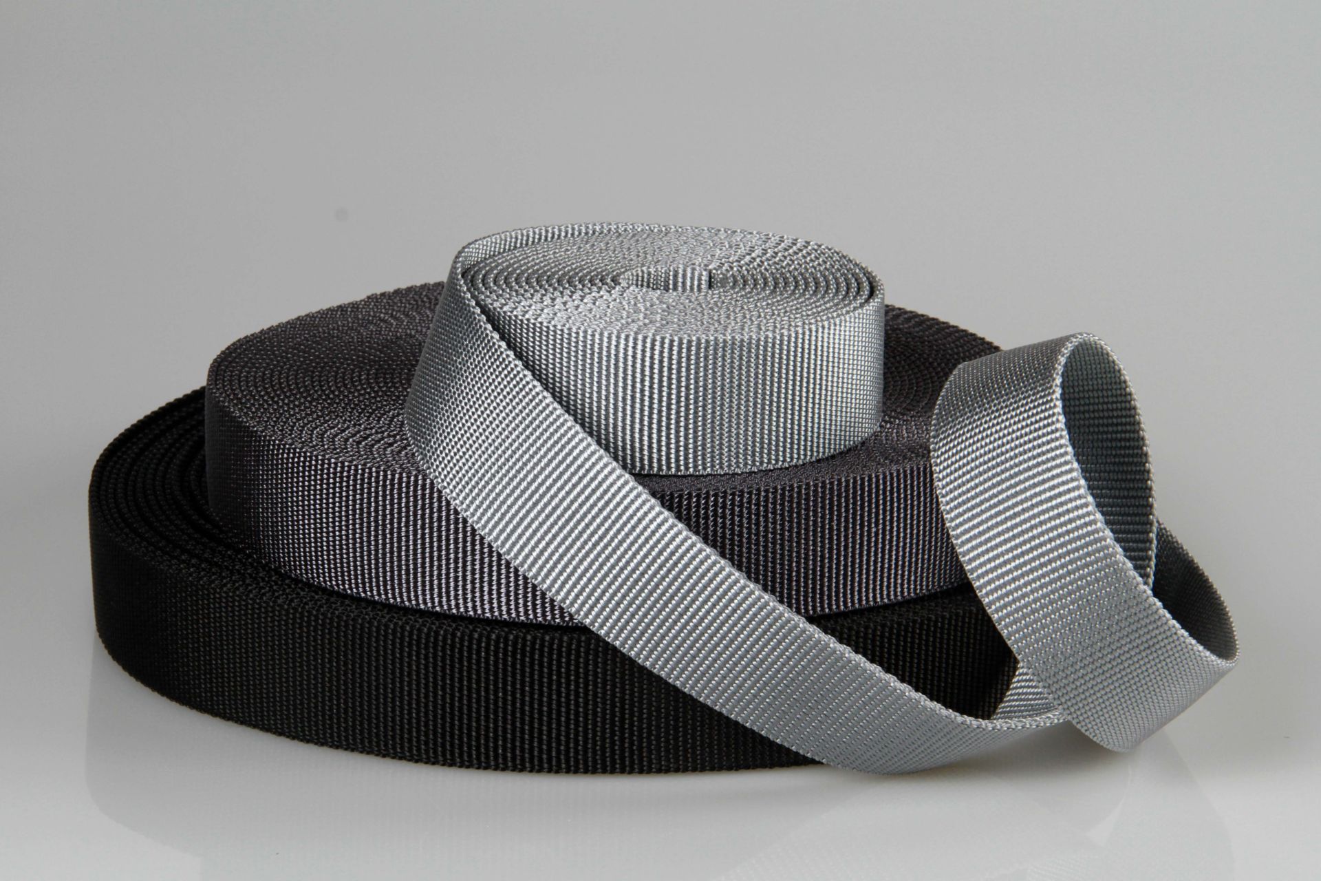 Gurtware aus PP | Taschengurte und Gürtel | 40 mm Breite | Meterware | Robust und strapazierfähig | 2,5 mm Stärke