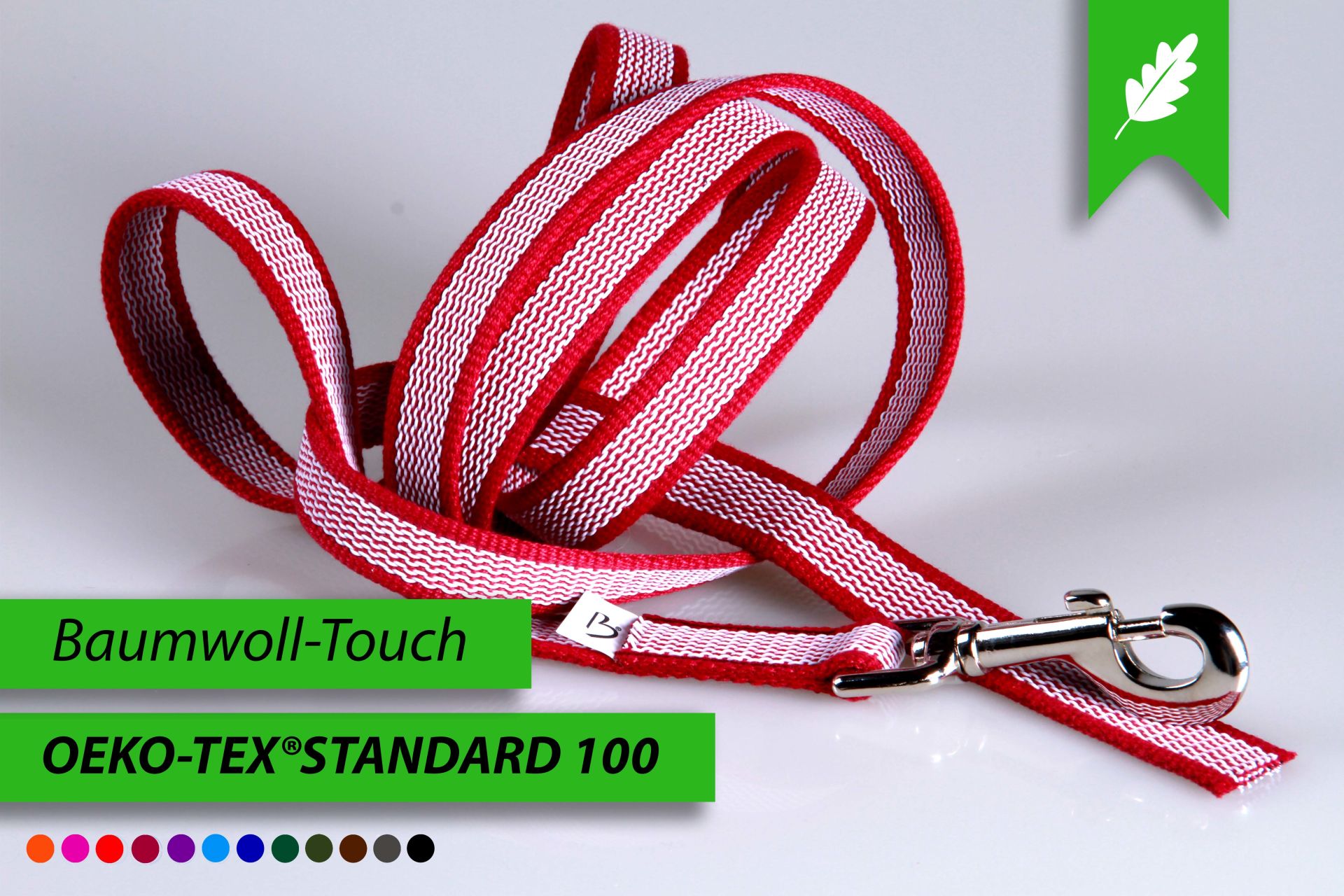 Super-Grip Cotton Soft | weiß gummierte Hundeleine aus PES | Schleppleine | 20 mm x 4 m - 15 m lang | ohne Handschlaufe | verschiedene Karabiner Super-Grip Cotton Soft | weiß gummierte Hundeleine aus PES | Schleppleine | 20 mm x 4 m - 15 m lang | ohne Handschlaufe | verschiedene Karabiner