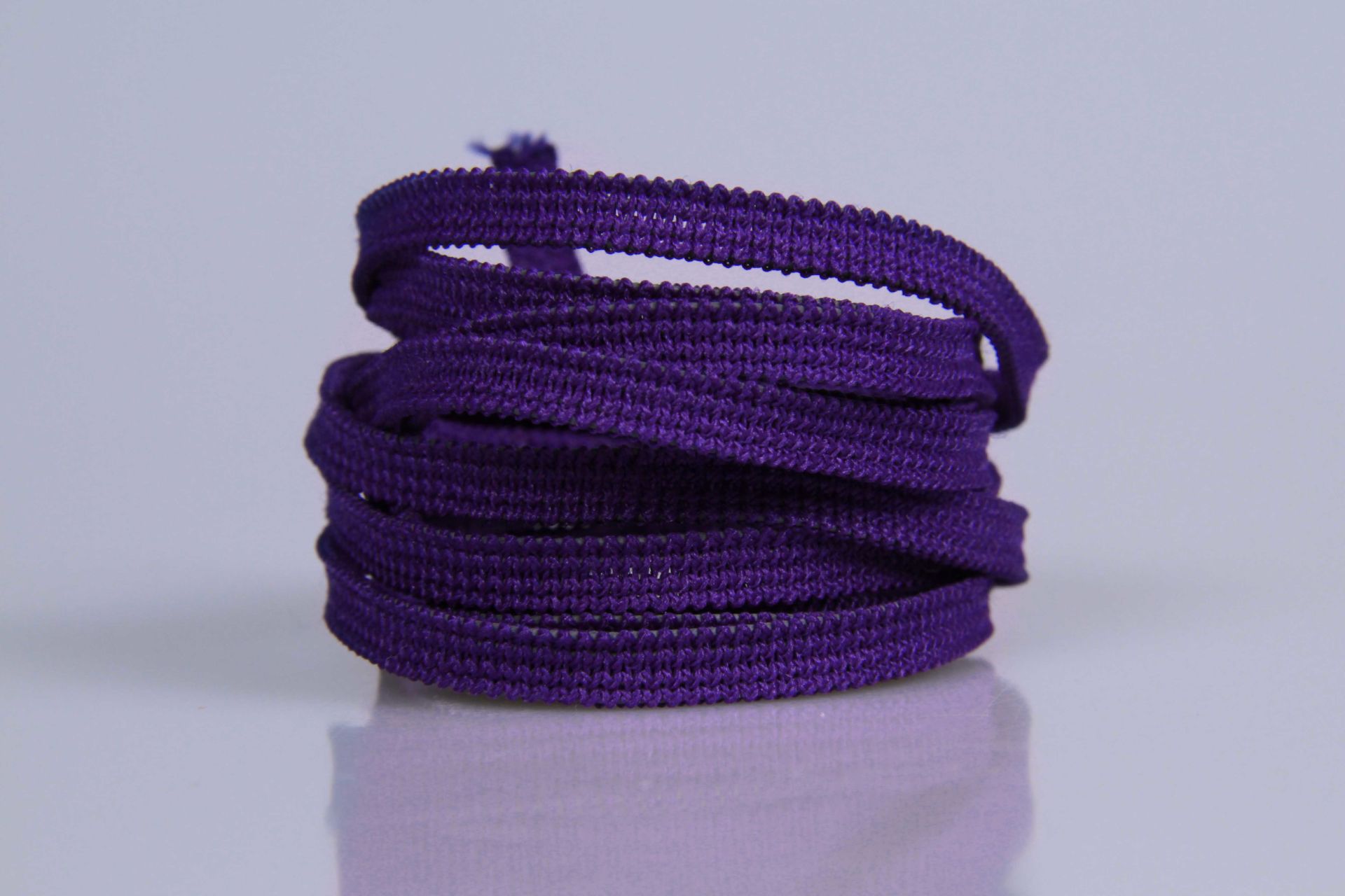 Elastisches Gummiband  -  5 mm  -  dark violett  -  5 mtr.  -  Deutsche Herstellung
